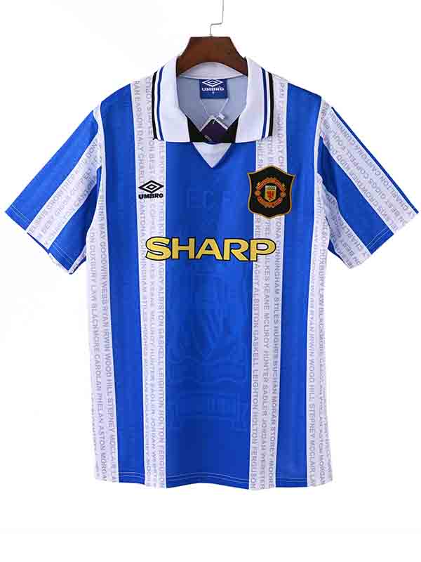 Manchester united third jersey mens retro shirt 1995-1996